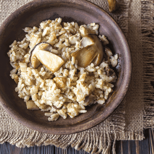 risotto aux cèpes